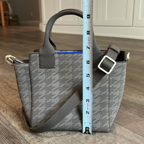 Used once - ROTHY’S Limited Edition Brown Houndstooth Mini Bag w/Crossbody Strap - Picture 11 of 11